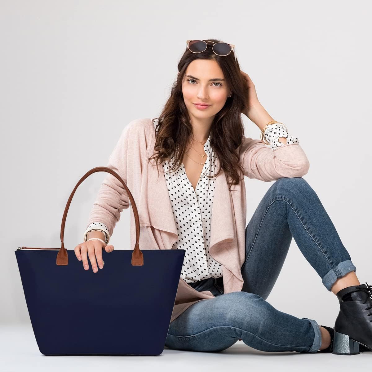Likkie CarryAll – Foldable Women's Shoulder Bag + Handbag Insert Organizer